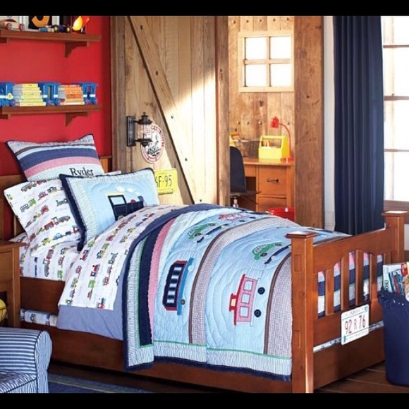 Pottery Barn Kids Other - POTTERY BARN KIDS Railway Express Quilt train boys